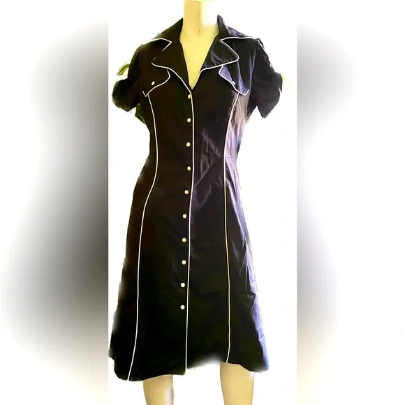 Lapis | Dresses | Lapis Ladies Retro Military Style 5s Looking Dress With White Trim Piping | Poshmark Lapis | Dresses | Lapis Ladies Retro Military Style 5s Looking Dress With White Trim Piping | Poshmark